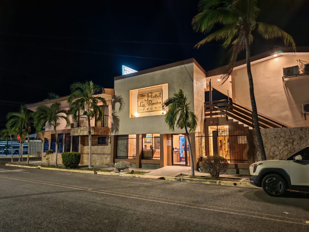 Hotel La Punta at night — Puntarenas, Costa Rica